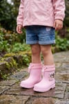 Elit KcmTVG530 Bebe Kız Çocuk Emojili Yağmur Botu Pembe