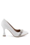 Elit Mst013C Kadın Stiletto Beyaz