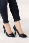Elit Mst1337C Kadın Stiletto Siyah