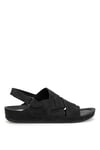 Elit MYSSS264-038 Erkek Düz Sandalet Siyah