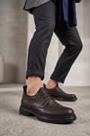 Elit MZV9006C Erkek Hakiki Deri Casual Ayakkabı Kahverengi