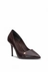 Elit PM434 KD1226 Kadın Stiletto Kahve