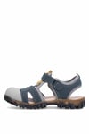 Elit ŞA-P-041-25Y Patik Erkek Çocuk Düz Sandalet Lacivert - Gri