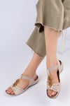 Elit Sry108581 Kadın Sandalet Bej