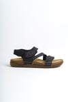 Elit Sry213607C Kadın Düz Sandalet Siyah