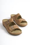 Elit Sry5907N Kadın Düz Terlik Camel