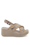 Elit ThFl14804C Kadın Sandalet Bej