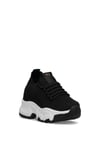 Elit YSFLT343 Kadın Klasik Sneaker Siyah - Beyaz