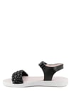 Fuar 503 T 705 K Filet Sandalet Siyah
