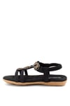 Guja 15216 K Çocuk Filet Sandalet Siyah