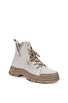Guja 23K310-14 Kadın Hakiki Deri Sneaker Bot Bej