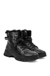 Guja 23K310-14 Kadın Hakiki Deri Sneaker Bot Siyah