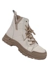Guja 23K310-14 Kadın Hakiki Deri Sneaker Bot Bej