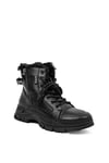 Guja 23K310-14 Kadın Hakiki Deri Sneaker Bot Siyah