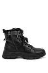Guja 23K310-14 Kadın Hakiki Deri Sneaker Bot Siyah