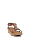 Guja 24Y155 Kadın Dolgu Topuk Sandalet Camel
