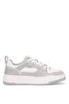Guja 25K359-4 Kadın Hakiki Deri Klasik Sneaker Gümüş