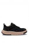 Guja 26BLG552 Erkek Hakiki Nubuk Deri Klasik Sneaker Siyah