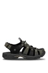 Humtto 152-710445A Erkek Outdoor Sandalet Siyah - Yeşil