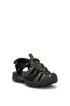 Humtto 152-710445A Erkek Outdoor Sandalet Siyah - Yeşil