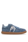 John Richardo 1187 Kadın Hakiki Deri Klasik Sneaker Lacivert