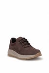 King Paolo L1399N Erkek Hakiki Nubuk Deri Memory Foam Klasik Sneaker Kahverengi
