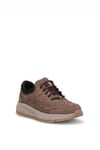 King Paolo L1399N Erkek Hakiki Nubuk Deri Memory Foam Klasik Sneaker Kum