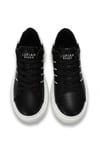 Lufian 111230269 Harold  Erkek Hakiki Deri Klasik Sneaker Siyah
