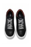 Lufian 111230270 Rainbow Erkek Hakiki Deri Klasik Sneaker Siyah
