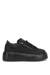 Lufian 121230064 Estel Kadın Hakiki Deri Klasik Sneaker Siyah