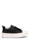 Lufian 121230087 Mia Kadın Hakiki Deri Klasik Sneaker Siyah