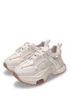 Lufian 122230014 Stormy 25K Kadın Hakiki Deri Klasik Sneaker Beyaz