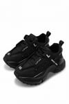 Lufian 122230014 Stormy 25K Kadın Hakiki Deri Klasik Sneaker Siyah