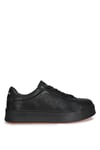 Lufian 122230051 Adel Kadın Hakiki Deri Klasik Sneaker Siyah