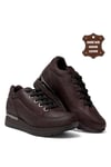 Mammamia 23KA-6160 Hakiki Deri Casual Ayakkabı Kahverengi