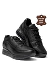 Mammamia 23KA-6160 Hakiki Deri Casual Ayakkabı Siyah