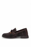 Mammamia D26KA-3075 Kadın Hakiki Deri Casual Ayakkabı Kahverengi