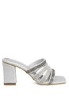 Miss Park Moda PM161 K400/1 Kadın Abiye Ayakkabı Gümüş