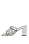 Miss Park Moda PM161 K400/1 Kadın Abiye Ayakkabı Gümüş