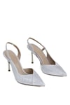 Miss Park Moda PM170 K9260 Kadın Abiye Ayakkabı Gümüş