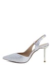 Miss Park Moda PM170 K9260 Kadın Abiye Ayakkabı Gümüş