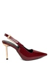 Miss Park Moda PM170 K9290 Kadın Abiye Ayakkabı Bordo