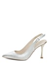Miss Park Moda PM450 K099/2 Kadın Topuklu Ayakkabı Gümüş