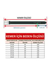 Pierre Cardin PC401 Erkek 4 cm Hakiki Deri Kemer Taba