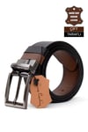 Pierre Cardin PC406 Erkek 4 cm Çift Taraflı Kemer Camel