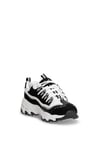 Skechers D-Lites SN 11914 Kadın Klasik Sneaker Siyah - Beyaz