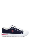 U.S. Polo 101501891 Kanton Erkek Klasik Sneaker Lacivert - Kırmızı