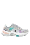 U.S. Polo 101502371 Vincent Kadın Klasik Sneaker Gri