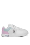 U.S. Polo 101343371 Carren Kız Çocuk Sneaker Beyaz - Yeşil