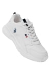 U.S. Polo 101390224 Lemon Kadın Sneaker Beyaz